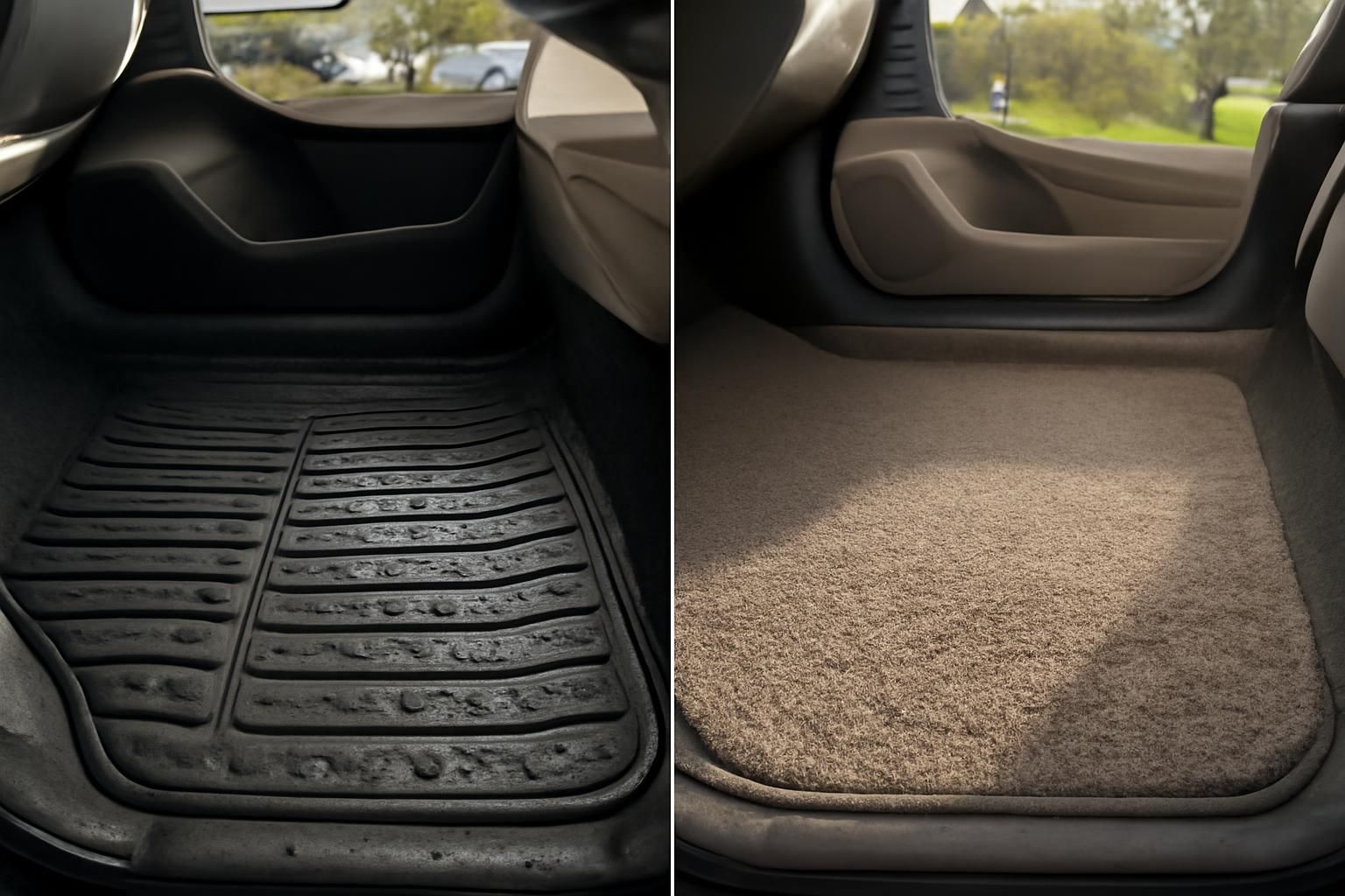 discover the pros and cons of rubber vs carpet car mats in australia to find out which option best suits your needs and lifestyle.