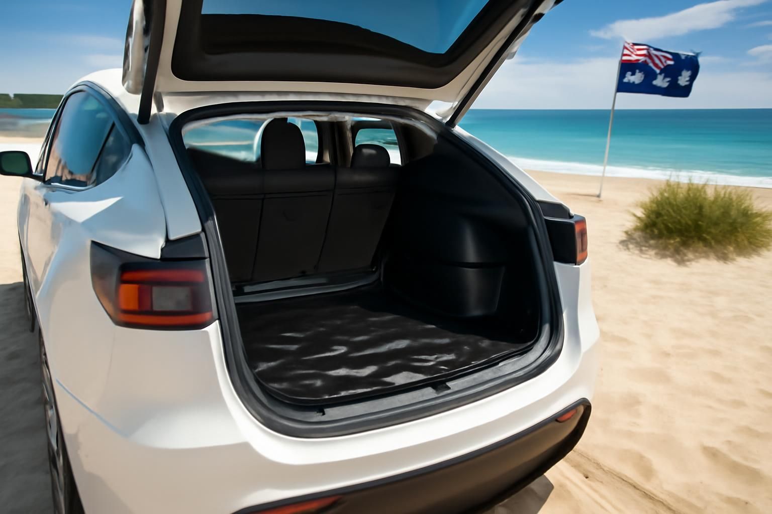 discover why waterproof boot liners are a must-have for tesla model y owners in australia, protecting your car's trunk from water damage, dirt, and wear while ensuring durability and easy cleaning.